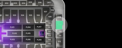 Seat view from Upper