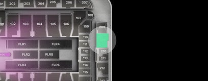 Seat view from Upper