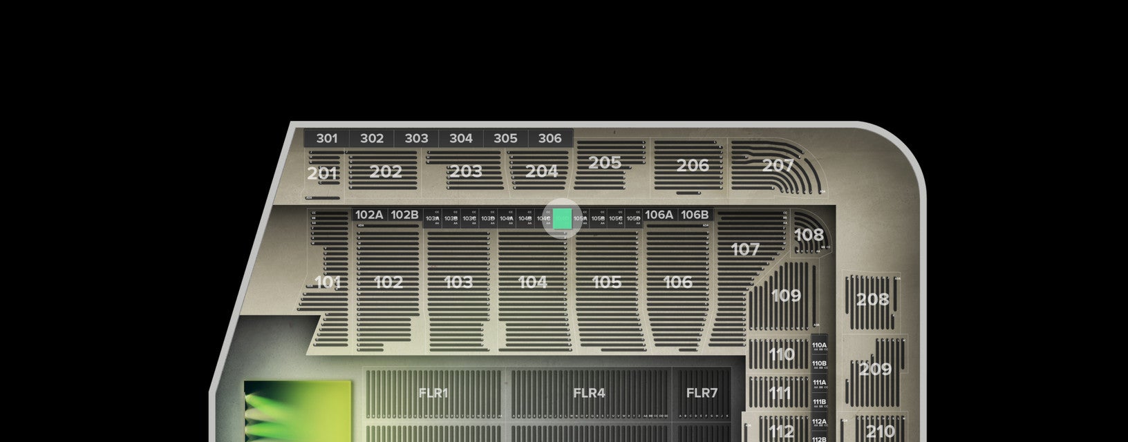 Seat view from Theater Box