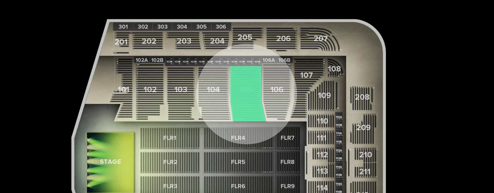 Seat view from Lower