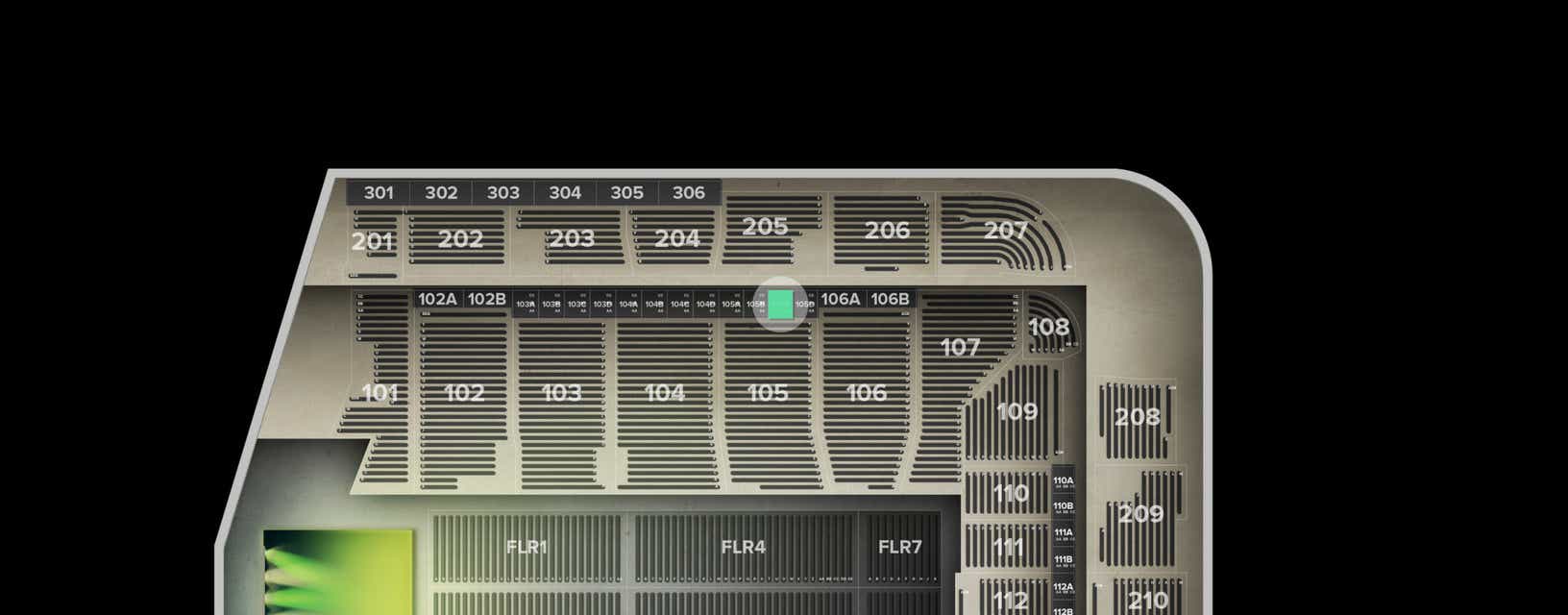 Seat view from Theater Box