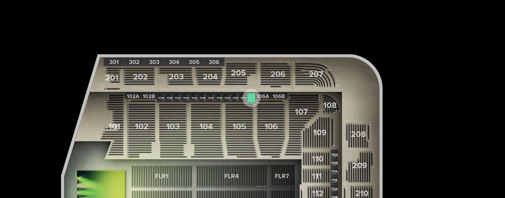 Seat view from Theater Box