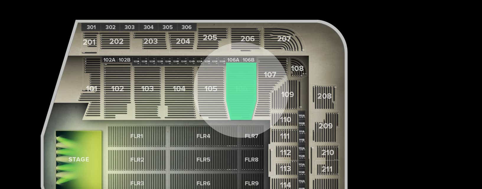 Seat view from Lower