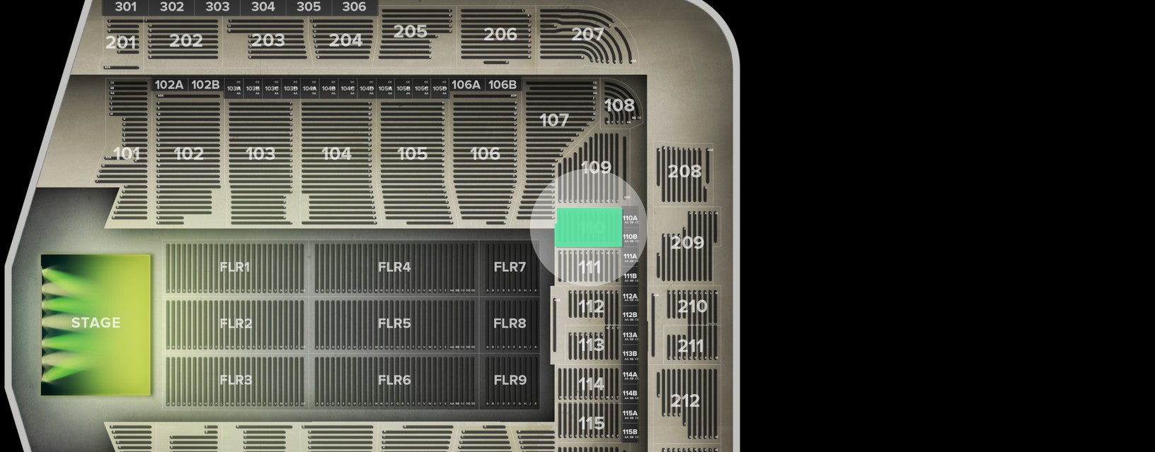 Seat view from Lower