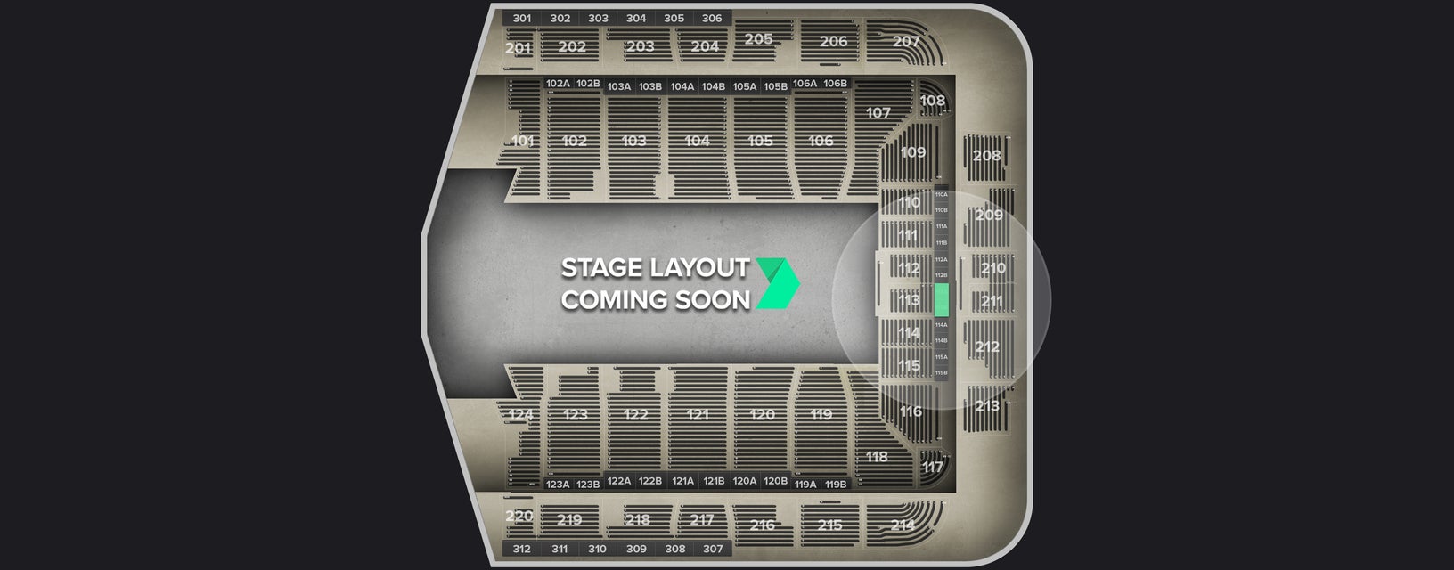 Seat view from Theater Box