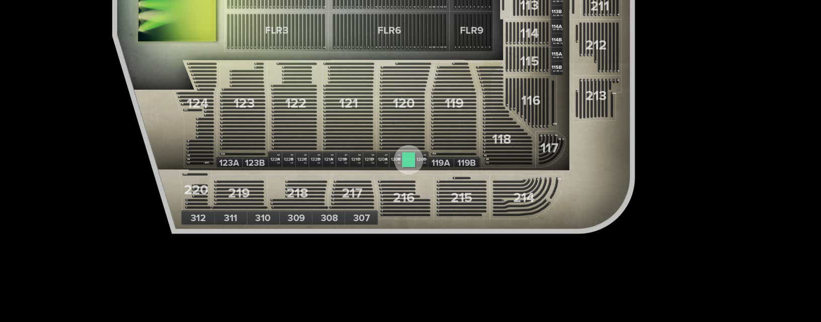 Seat view from Theater Box