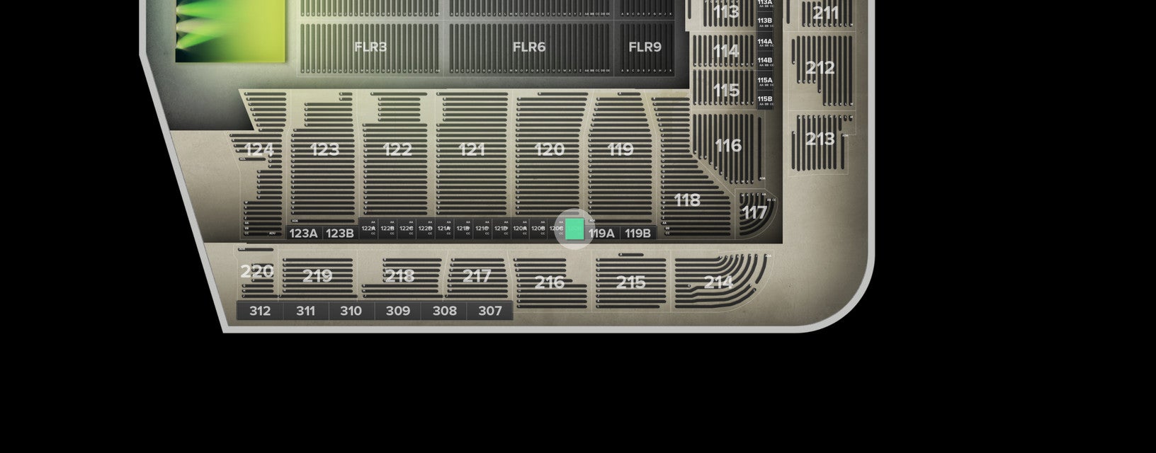 Seat view from Theater Box