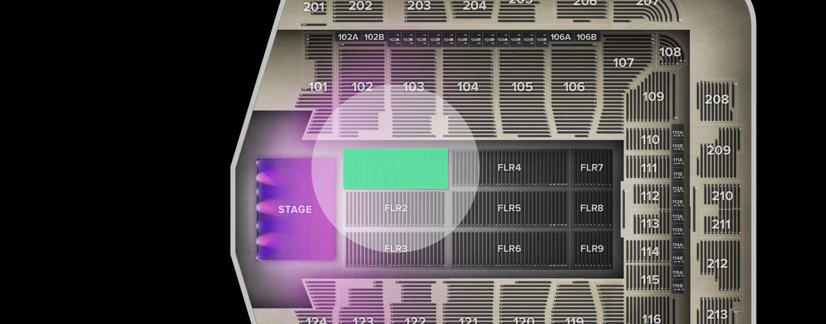 Seat view from Floor