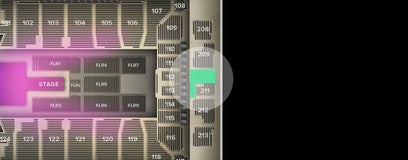 Seat view from Upper