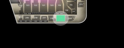 Seat view from Upper