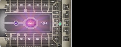 Seat view from Theatre Box