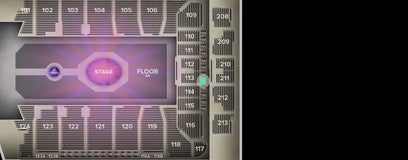 Seat view from Theatre Box