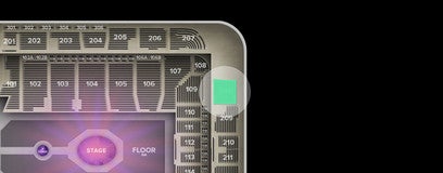 Seat view from Upper