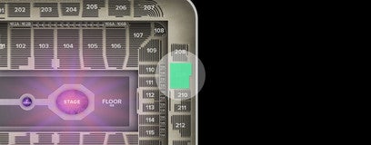 Seat view from Upper