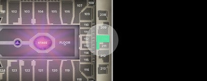 Seat view from Upper