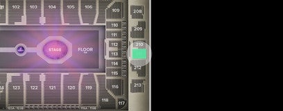 Seat view from Upper