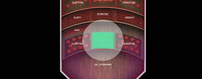 Seat view from 