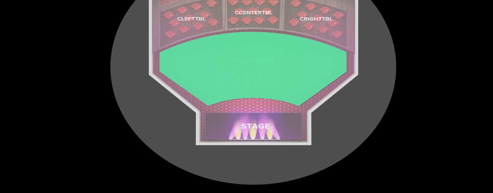 Seat view from General Admission Standing