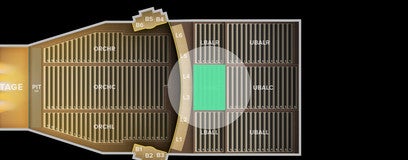 Seat view from Lower Balcony Center