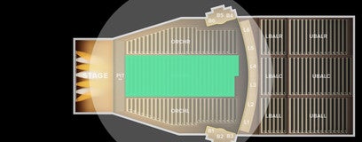 Seat view from Orchestra Center