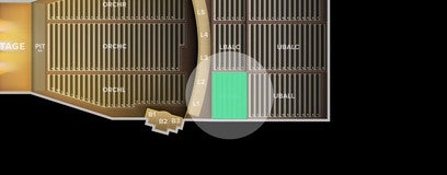 Seat view from Lower Balcony Left