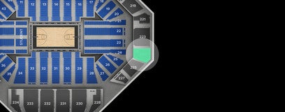 Seat view from Upper Baseline