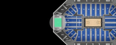 Seat view from Upper Baseline