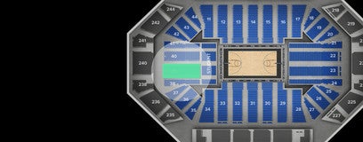 Seat view from Lower Baseline