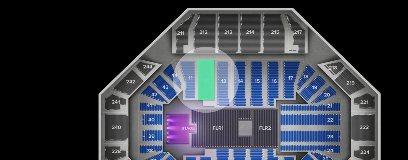 Seat view from Lower