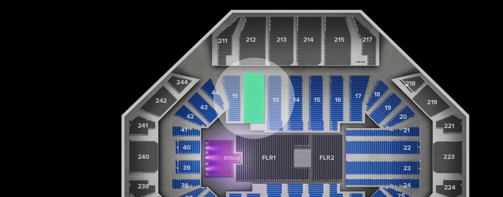 Seat view from Lower