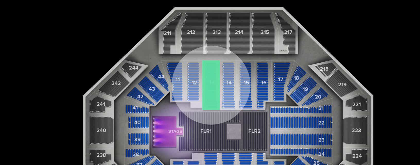 Seat view from Lower