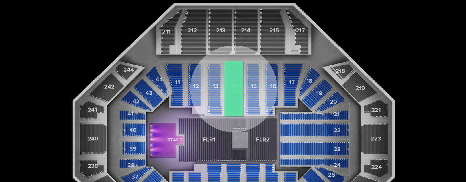 Seat view from Lower