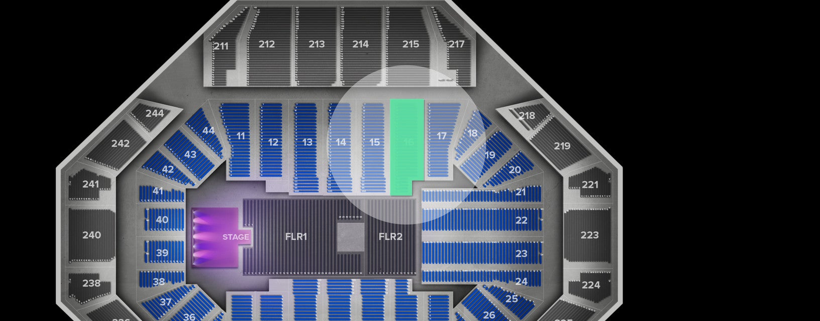 Seat view from Lower