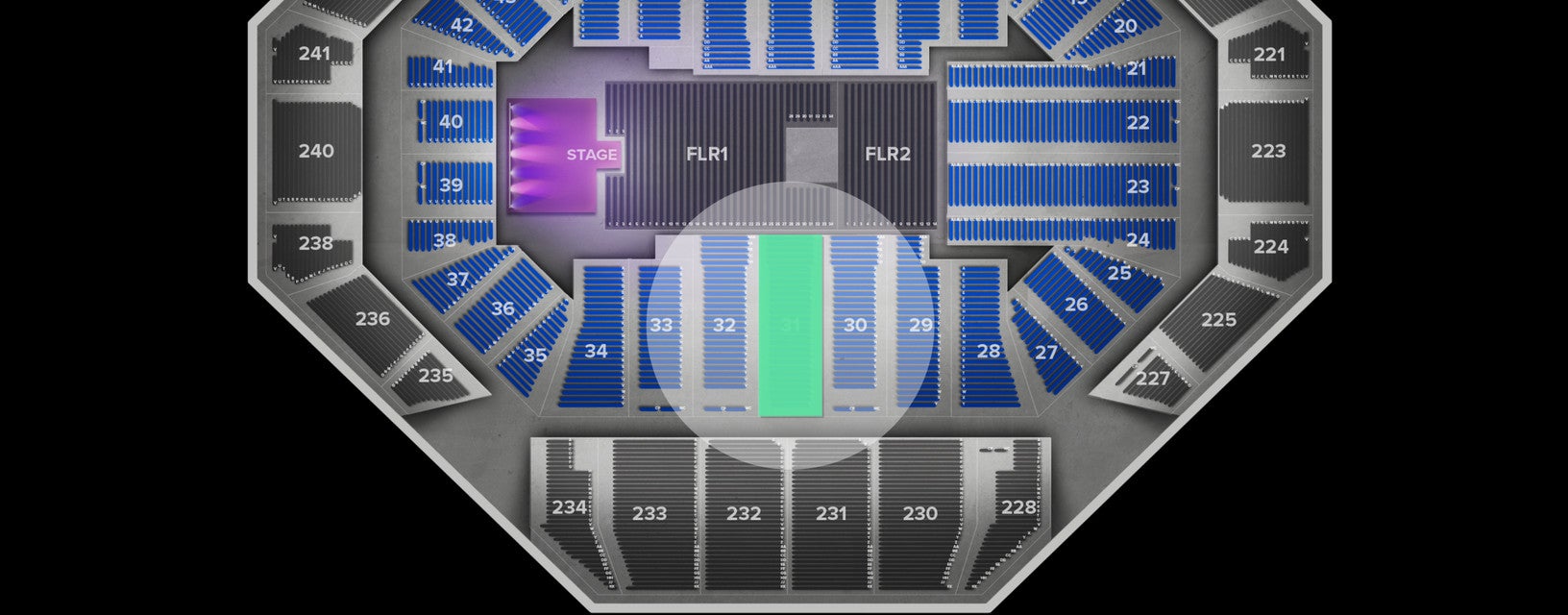 Seat view from Lower