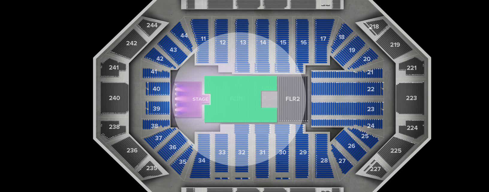 Seat view from Floor