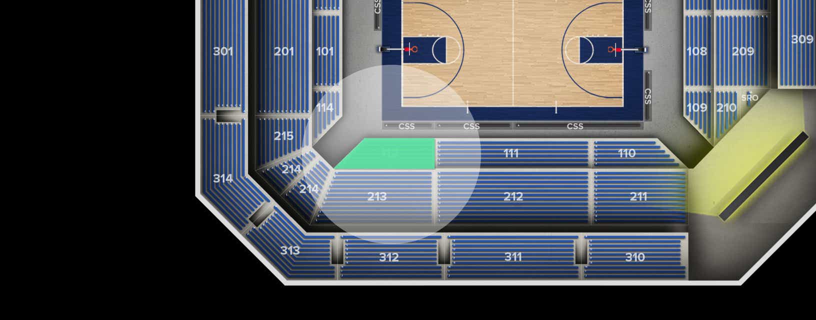 Seat view from Lower
