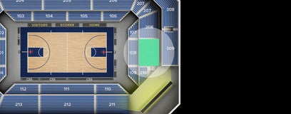 Seat view from Middle