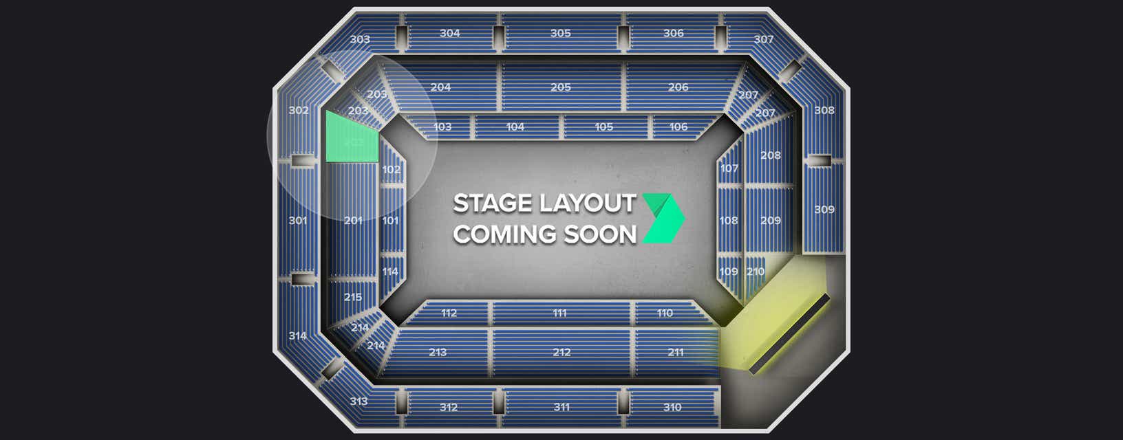 Seat view from Middle