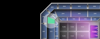 Seat view from Middle