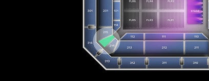 Seat view from Middle