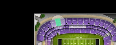 Seat view from Upper Sideline