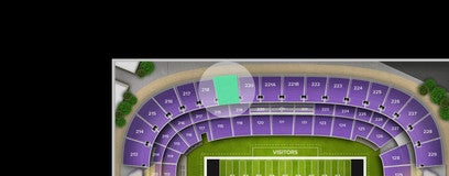 Seat view from Upper Sideline
