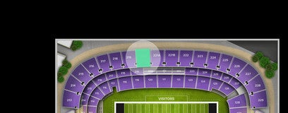 Seat view from Upper Sideline