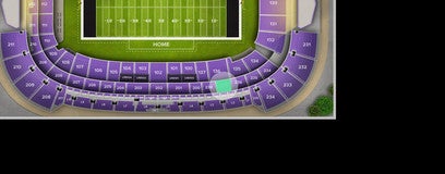 Seat view from Upper Sideline