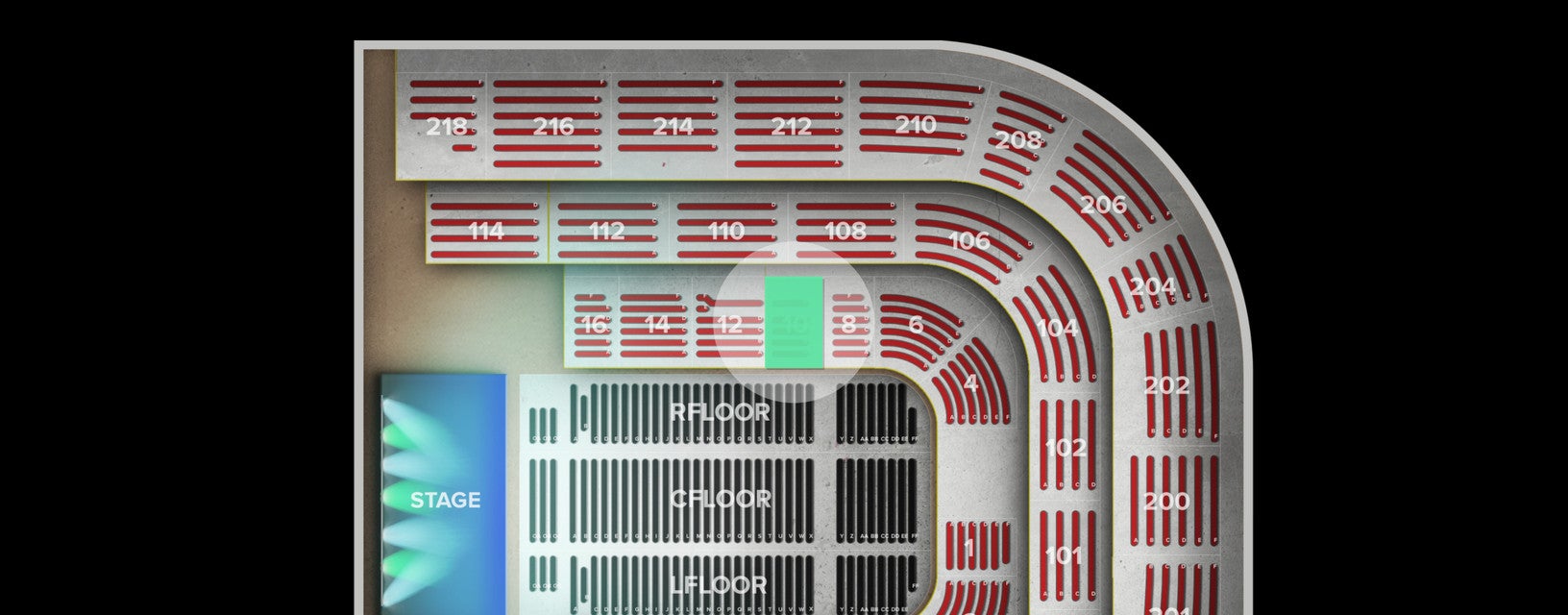 Seat view from Lower