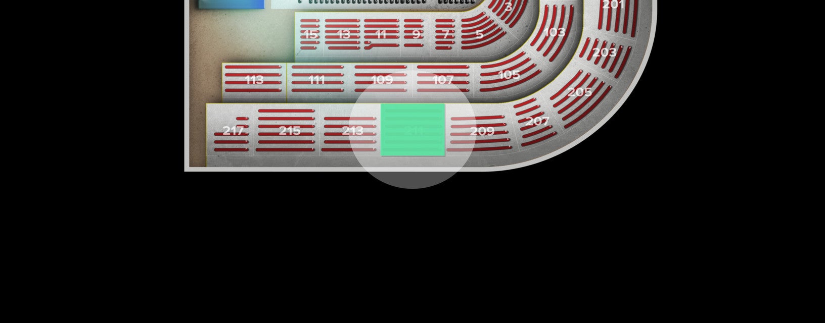 Seat view from Upper