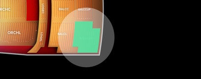 Seat view from Balcony Upper