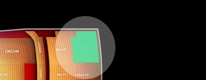 Seat view from Balcony Upper