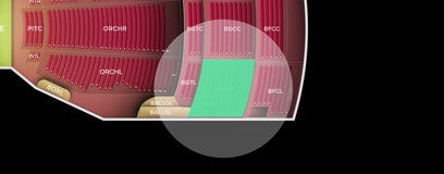 Seat view from Balcony Dress Circle