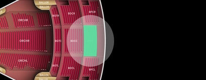 Seat view from Balcony Family Circle